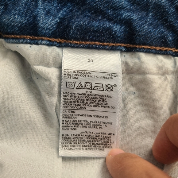 Old Navy O.G straight high rise secret slim-package Distressed Jeans siz… - Picture 9 of 10